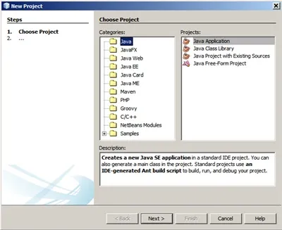 Швидке навчальний посібник з java ide netbeans