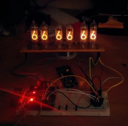 Годинники на газорозрядних індикаторах ін-14 за допомогою arduino nano (годинник) Годинники на газорозрядних індикаторах ін-14 за допомогою arduino nano