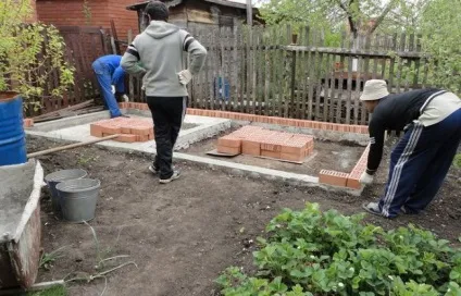 Баня з цегли своїми руками (цегли) Баня з цегли своїми руками