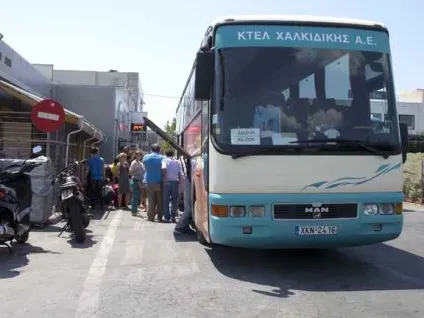 Автобусне сполучення в Салоніках і Халкідікі (повідомлення) Автобусне сполучення в Салоніках і Халкідікі