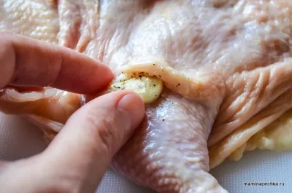 Курча тютюну на сковороді - домашній рецепт (рецепт) Курча тютюну на сковороді - домашній рецепт