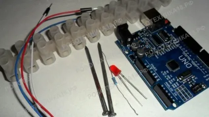 Датчик води своїми руками arduino, гурток - робототехніка (Ардуіно) Датчик води своїми руками arduino, гурток - робототехніка