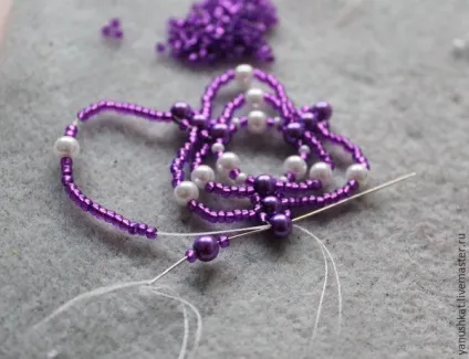 Декоруємо бісером ялинкову кульку - ярмарок майстрів - ручна робота, handmade