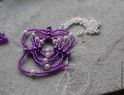 Декоруємо бісером ялинкову кульку - ярмарок майстрів - ручна робота, handmade