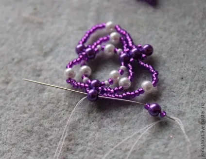 Декоруємо бісером ялинкову кульку - ярмарок майстрів - ручна робота, handmade