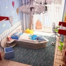 Дитяча шведська стінка в інтер'єрі