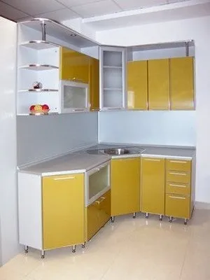 Дизайн малогабаритної кухні з газовою колонкою (газової) Дизайн малогабаритної кухні з газовою колонкою