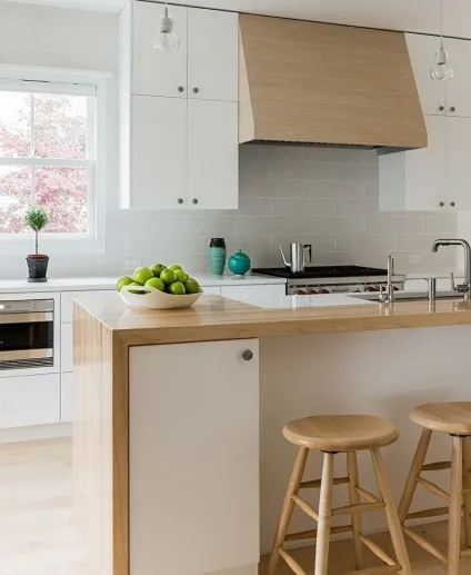 Дизайн кухні в скандинавському стилі (80 фото) (кухні в скандинавському стилі) Дизайн кухні в скандинавському стилі (80 фото)