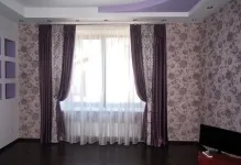 Подвійні штори в вітальню фото, як зшити двосторонні, комбіновані з різних тканин, венге в (зшити) Подвійні штори в вітальню фото, як зшити двосторонні, комбіновані з різних тканин, венге в