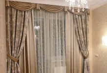 Подвійні штори в вітальню фото, як зшити двосторонні, комбіновані з різних тканин, венге в (фото) Подвійні штори в вітальню фото, як зшити двосторонні, комбіновані з різних тканин, венге в