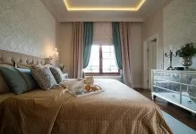 Подвійні штори в вітальню фото, як зшити двосторонні, комбіновані з різних тканин, венге в (фото) Подвійні штори в вітальню фото, як зшити двосторонні, комбіновані з різних тканин, венге в