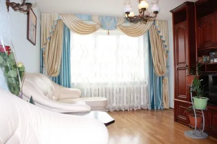 Подвійні штори в вітальню фото, як зшити двосторонні, комбіновані з різних тканин, венге в (подвійні штори) Подвійні штори в вітальню фото, як зшити двосторонні, комбіновані з різних тканин, венге в