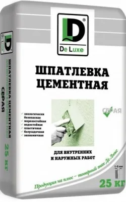 Фасадна шпаклівка для зовнішніх робіт по бетону, фінішна (фасадна) Фасадна шпаклівка для зовнішніх робіт по бетону, фінішна
