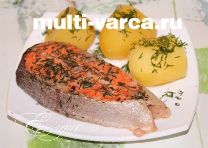 Форель з картоплею на пару в мультиварці (на пару) Форель з картоплею на пару в мультиварці