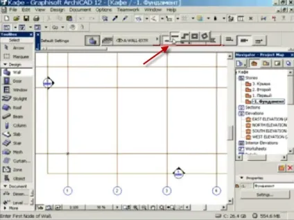 Фундамент в archicad