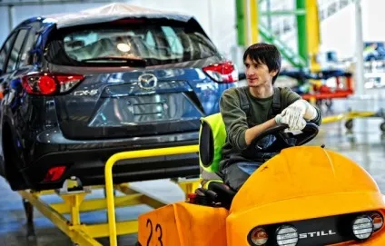 Де збирають автомобілі mazda