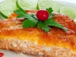 Горбуша в сметані