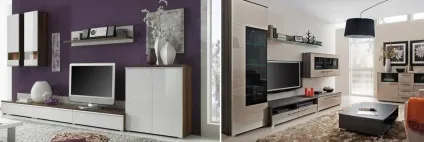 Глянцеві стінки у вітальню меблі біла в зал, фото фасадів і поверхні, емаль сірий металік, (вітальню) Глянцеві стінки у вітальню меблі біла в зал, фото фасадів і поверхні, емаль сірий металік,