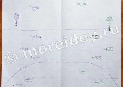 Ігри на папері танки і морський бій, more творчих ідей для дітей (буде складніше потрапити) Ігри на папері танки і морський бій, more творчих ідей для дітей