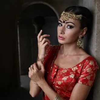 Індійський макіяж, фото, відео