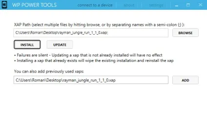 Інструкція по установці xap файлів на windows phone смартфон (Windows Phone Power) Інструкція по установці xap файлів на windows phone смартфон