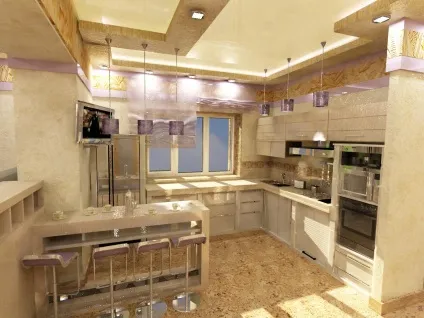 Інтер'єр кухні в заміському будинку (47 фото) відео-інструкція з оформлення їдальні своїми руками, (будинку) Інтер'єр кухні в заміському будинку (47 фото) відео-інструкція з оформлення їдальні своїми руками,
