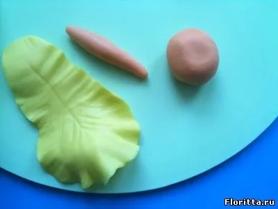 Іриси з холодного фарфору