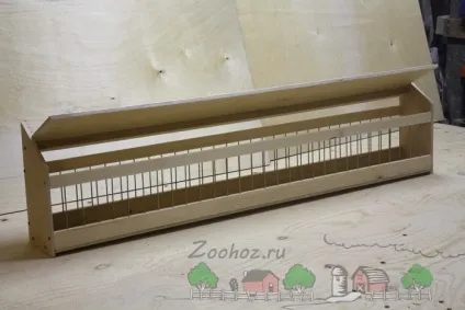 Виготовлення годівниці для голубів своїми руками (голубів) Виготовлення годівниці для голубів своїми руками