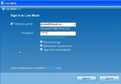 Як використовувати windows live mesh
