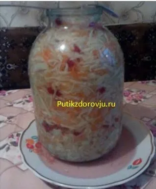 Як квасити капусту в банку - рецепт (капусту) Як квасити капусту в банку - рецепт