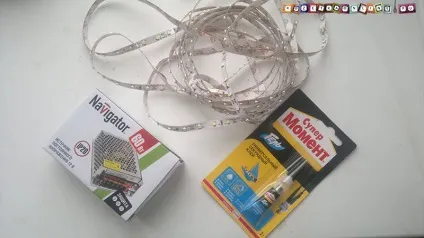 Як надійно закріпити світлодіодну стрічку, секрет установки (до профілю) Як надійно закріпити світлодіодну стрічку, секрет установки