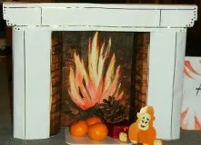 Як намалювати новорічний камін з вогнем (камін своїми руками) Як намалювати новорічний камін з вогнем