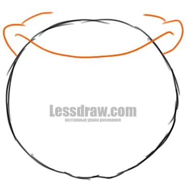 Як намалювати гарбуз в капелюсі на Хеллоуїн, lessdraw (капелюсі) Як намалювати гарбуз в капелюсі на Хеллоуїн, lessdraw