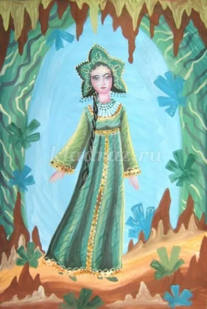 Як намалювати казку бажова (бажова) Як намалювати казку бажова