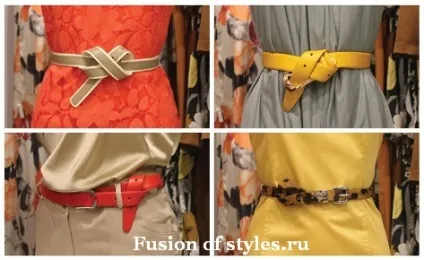 Як носити вузький ремінець, злиття стилів