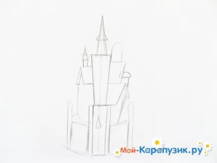 Як намалювати замок олівцем поетапно