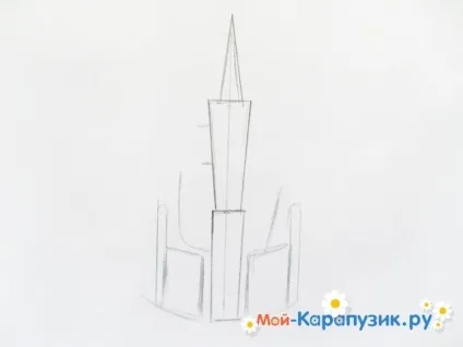 Як намалювати замок олівцем поетапно