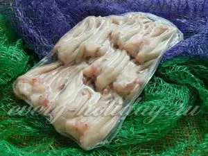 Як приготувати щупальця кальмара 1