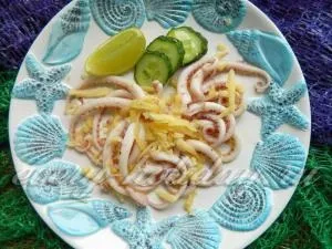 Як приготувати щупальця кальмара 1