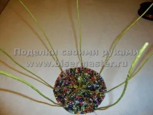 Як зробити кошик для квітів з бісеру, бісер майстер