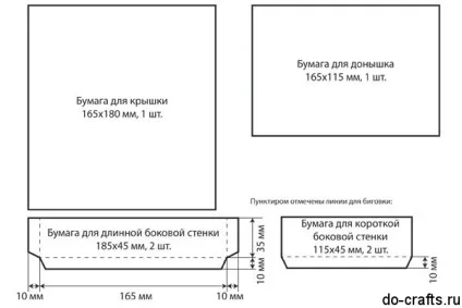 Як зробити коробку для зберігання грошей, схема (коробку) Як зробити коробку для зберігання грошей, схема