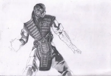 Як малювати sub zero з mortal kombat x поетапно, як легко і просто малювати олівцем, ручкою (як малювати персонажів мортал комбат) Як малювати sub zero з mortal kombat x поетапно, як легко і просто малювати олівцем, ручкою