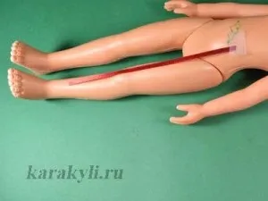 Штани - одяг для ляльки (базової викрійці брюк) Штани - одяг для ляльки
