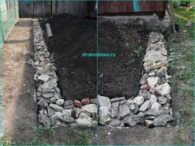 бутовий фундамент