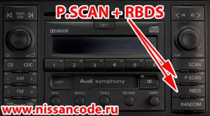 Як вводити код магнітоли audi (Audi Symphony Audi Symphony) Як вводити код магнітоли audi