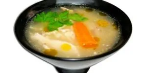 Калорійність курячого бульйону, розсольнику і супу на бульйоні (курячий бульйон калорійність на 100 грам) Калорійність курячого бульйону, розсольнику і супу на бульйоні