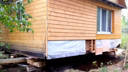 Як замінити фундамент будинку (фундаменту дерев'яного будинку) Як замінити фундамент будинку