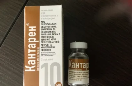Кантарія для собак інструкція із застосування, відгуки та побічні дії