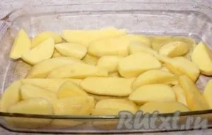 Картопля фрі в духовці з білком - готуємо покроково з фото