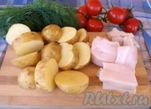Картопля фрі в духовці з білком - готуємо покроково з фото